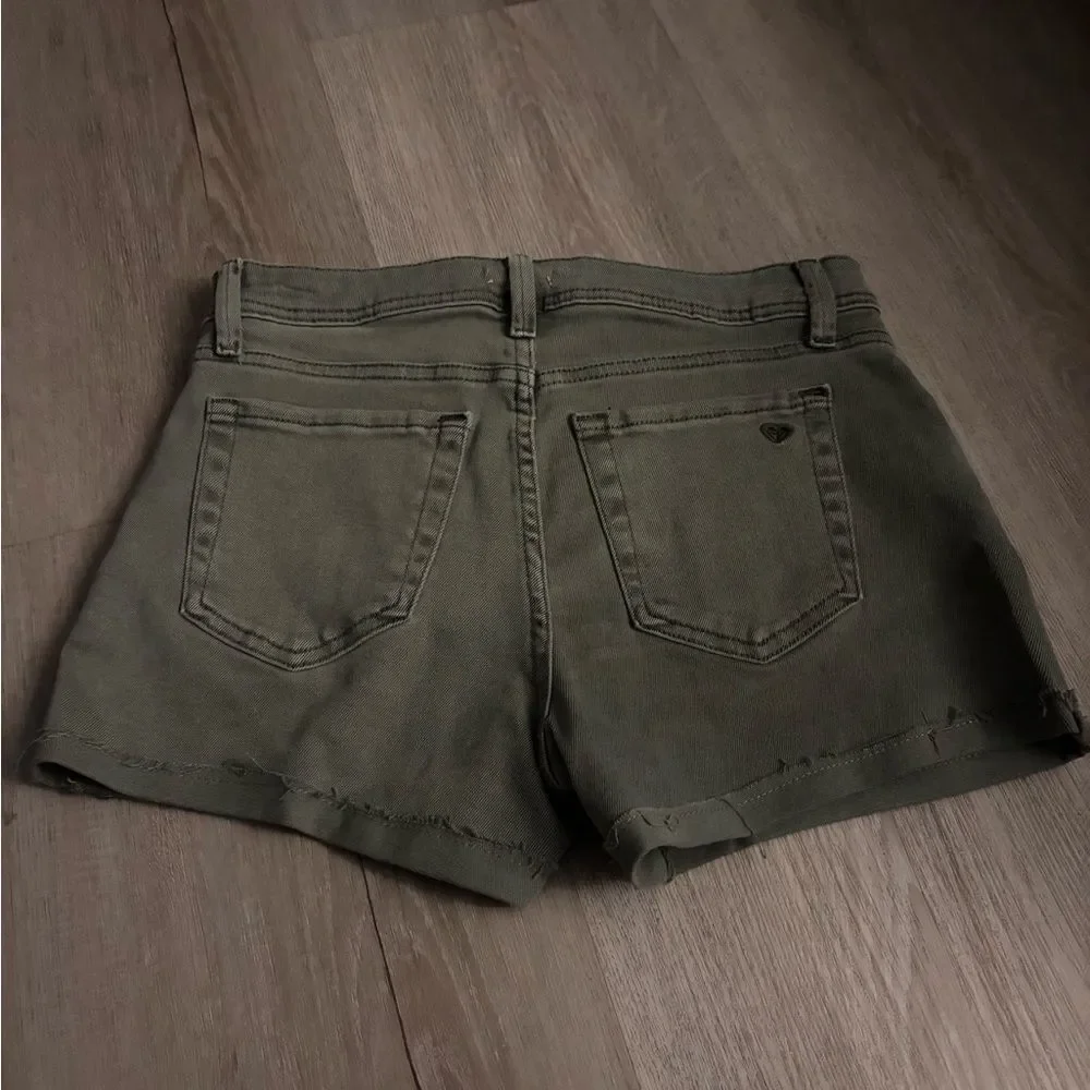 Roxy Olive Green Jean Shorts